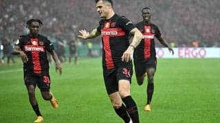 “国内無敗”のレバークーゼンがシーズン2冠！　退場者出すも“ジャカ砲”で奪った1点守り抜く【DFBポカール】