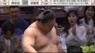 若隆景、十両1敗対決で“瞬殺” 目の前で起こった光景に観客も驚き「見透かしてた」「うまい！」