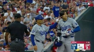 大谷翔平のリアクションに周囲がヒヤリ…170キロの爆肩内野手、超速返球が頭をかすめた瞬間