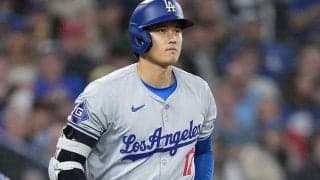 大谷翔平は「2番・DH」　太もも裏の打撲も出場継続…14号なるか、山本由伸が先発