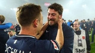 「このような結果は不公平…」3点差追いつきPK戦で残留掴んだボーフム、指揮官は選手たちを称える「逆転できると信じていたチームを誇りに思う」