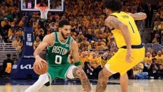 劇的3Pでペイサーズに逆転勝利…スウィープ勝ちのセルティックスが2年ぶりのファイナルへ