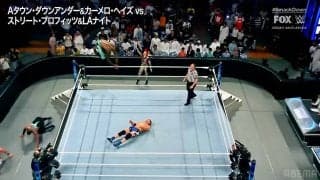 「たっけぇ」「飛びすぎw」レスラーの膝がモロに入る悶絶KOに場内騒然　あわや大惨事“超空中殺法”の瞬間が話題に！