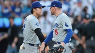 大谷翔平、今季3度目の欠場　ベンチでは笑顔も…足の負担考慮、ド軍は2連勝で貯金13