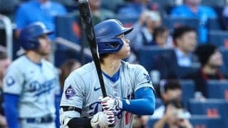 大谷翔平、今季初の得点圏での一発　2死二塁から豪快弾…ここまでソロ8本、走者一塁5本
