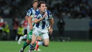 まるで少年の笑顔…来日したソシエダDFオドリオソラにサインをもらった意外な人物は？ 昨年G1で7勝記録の人気ジョッキー