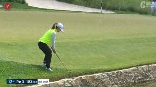 【動画】古江彩佳、グリーン周りに苦しめられるも耐えのゴルフで15位発進