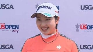 小祝さくらは後半巻き返して22位「いい感じにチャンスにつけることができた」