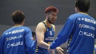 滋賀の川真田紘也がMIPを受賞「これからもワイワイしていって、Bリーグを盛り上げたい」