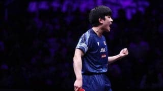 張本智和、ライバルの中国選手は「五輪金に近いのは間違いない」　パリに向けては「1つずつポイントを取っていい形で迎えたい」【WTTチャンピオンズ 重慶】