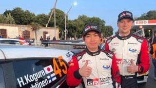 WRCサルディニア：WRC2に挑むTGR WRCチャレンジ2期生の小暮ひかると山本雄紀は初日部門18番手、19番手