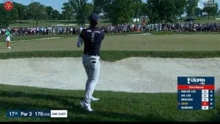 【動画】笹生優花は5位で最終日へ　17番では芸術的ロブショットを披露