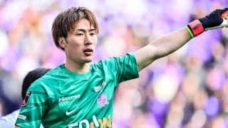 【広島の無失点勝利を支えた日本代表GK大迫敬介が得た自信と、対面する磐田GK川島永嗣から学んだこと(1)】意識的な練習が実ったクロス対応……「はっきりしたプレーを出せた」