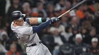 また打ったジャッジ、驚異の年間56ペースでHR争い独走！ 140m超えの特大弾に敵地解説も思わず愕然「なんてこった」