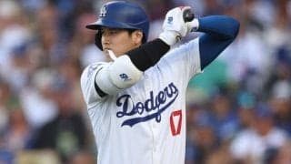 大谷翔平、日本選手2人目の“100-100”達成　3打数1安打1盗塁で打率.326…ド軍勝利