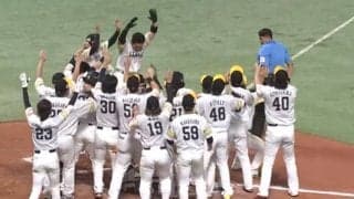 近藤健介の劇的2ランで鷹3連勝　今季6度目サヨナラ勝ち…新井監督はベンチで呆然