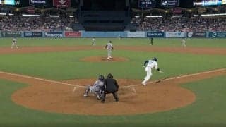 怖っ…！ 大谷翔平、中継カメラが追いつかない“弾丸ゴロ”がエグすぎる　審判のリアクションが話題に「打球速すぎw」「音もスゴいな」