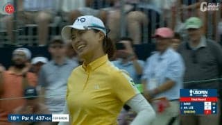 【動画】渋野日向子は堂々2位　最終ホールでは最高のシブコスマイル