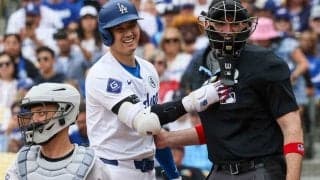 大谷翔平が球審に見せた“気遣い”が「素敵」　咄嗟の反応をファン称賛「微笑ましい」