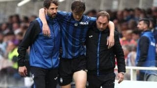 スカルヴィーニに悲劇…アタランタの今季最終戦で左ヒザ重傷、来るユーロ欠場に