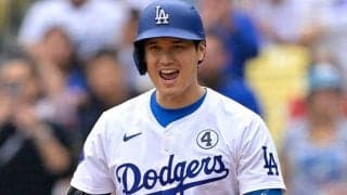 大谷翔平がデコピンと同化？　突然見せた“ハムハム”が「可愛すぎて声出た」