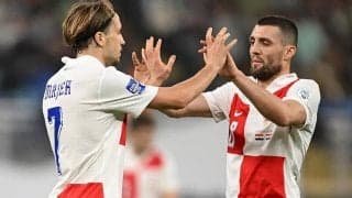 マイェルが直接FK弾含む2発、クロアチアが北マケドニアに3発快勝【国際親善試合】