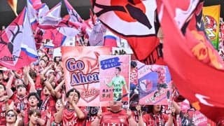 「海舟推しなんですね」柳原可奈子の国立競技場“家族観戦”での笑顔＆興奮ショットに反響！「肝っ玉母さん」「パワフル全開」「めちゃめちゃ楽しんでる〜」の声