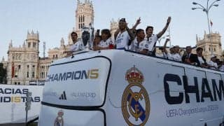 美しい物語…15度目のCL制覇、パレードするレアルのチームバスを先導した騎馬隊に選手の父親！