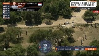 時速180キロ→15キロに急減速！「この路面で…」実況も思わず驚愕　世界最速ラリーカーが見せた“衝撃ブレーキング”が話題に