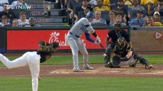 大谷翔平、100マイル左腕攻略！ チャップマンの\"変化球\"を技ありヒット「うまく打ったなぁ」