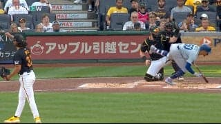 大谷翔平もビックリ！？頭部付近エグる豪速球にベッツが見せた驚異的“回避ムーブ”　157キロ内角球で危機一髪…場内騒然