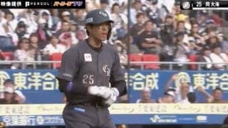 アツすぎる…デッドボールに「よっしゃあ」と大絶叫！ロッテ・岡大海の“死球ガッツポーズ”シーンにファン歓喜「今のチームの勢いを象徴してる」「月間MVPあるぞ！」