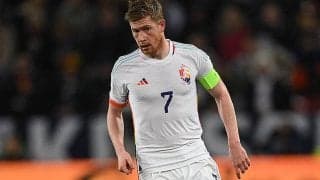 デ・ブライネが代表100試合出場を自らのゴールで祝う！　ベルギーがモンテネグロに快勝【国際親善試合】