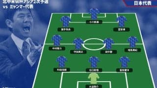 【日本代表プレビュー】3バックを試す機会、可変システムで最終予選の準備を/vsミャンマー代表【W杯アジア2次予選】