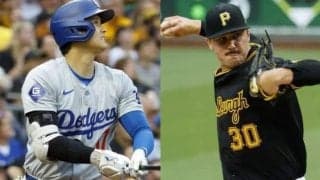 メジャー平均8キロ超えの衝撃スイング！ 161キロを粉砕した大谷翔平の一打に怪物新人も脱帽「敬礼しなきゃいけない」