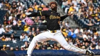 【MLB】人類最速左腕、36歳チャップマンがシンカーで「167キロ」計測　大谷翔平が思わず腰を引いた剛速球