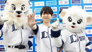 声優・梶 裕貴が始球式イップスを振り払うノーバン投球　『忘却バッテリー』で自身が演じる山田太郎との共通点を語る