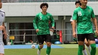 東京Vの谷口栄斗が明治大との練習試合で実戦復帰！　3バックの感触は「思ったよりも難しい」