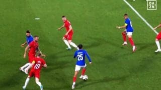 “フランス代表の隠し玉”が必殺ヌルヌル・ドリブルを炸裂！ 代表デビューからわずか４分間で初アシストを記録した瞬間「バルコラすげぇ」「やっぱり脅威だ」