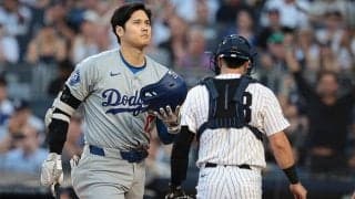 大谷翔平、技あり二塁打も4連勝ならず　打率.310に降下…ヤ軍3連戦は13の2と沈黙