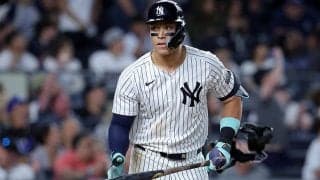 ジャッジ、走者・大谷翔平に脱帽　強肩150キロ送球、補殺狙うも「いやぁ足が速いね」