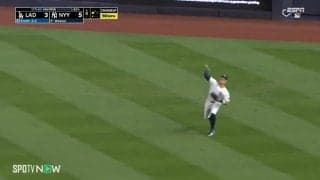 大谷翔平だからギリギリでセーフ 鬼肩ジャッジ“力感ゼロ”のレーザー返球で生み出した間一髪シーン