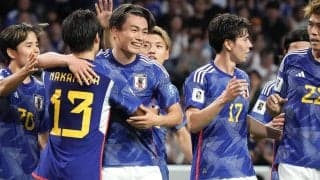 「個人的にクオリティは上げたかった」新システムで初のフル出場、上田綺世が決めた見事な先制点は「バッチリいった」と狙い通り