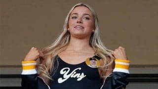 怪物と美人体操選手が「最強のカップル」　へそ出しで緊急出演…観戦に米そわそわ