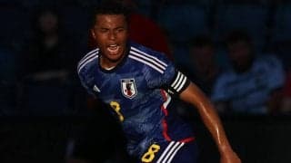 U-23日本代表主将の藤田譲瑠チマ、完勝も反省の言葉が口を突く　「もう少し強度高くやっていかないと」