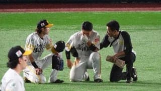 鷹・近藤健介が緊急交代　4回の守備で地面に顔を強打…柳田は今季中の復帰微妙