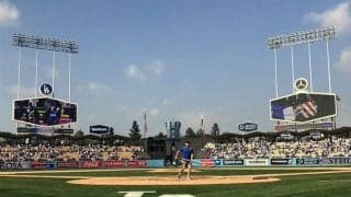 試合開始2時間前…ド軍球場で長蛇の列「オオタニと同じ」　米驚き「おぉ並んでる！」