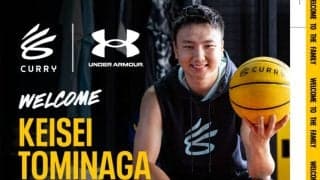 富永啓生が「カリーブランド」とパートナーシップ契約締結…アメリカ国外選手では史上初