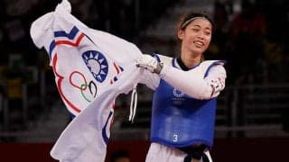 身長183センチ…台湾美女がへそ出し始球式　スカート足上げに球場熱狂「最高にかわいい」