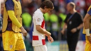 「彼らの勝利は当然だった」　モドリッチが3失点完敗のスペイン戦に落胆